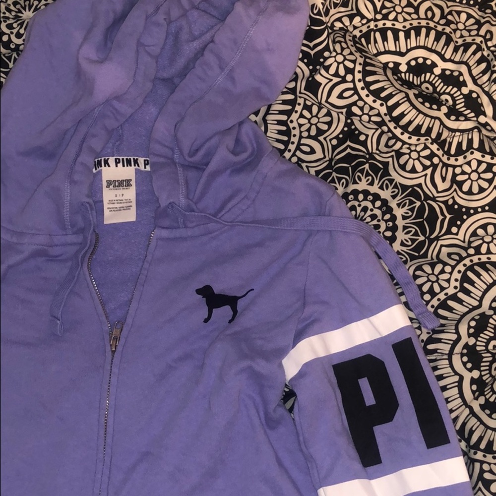 PINK zip-up violet/purple jacket